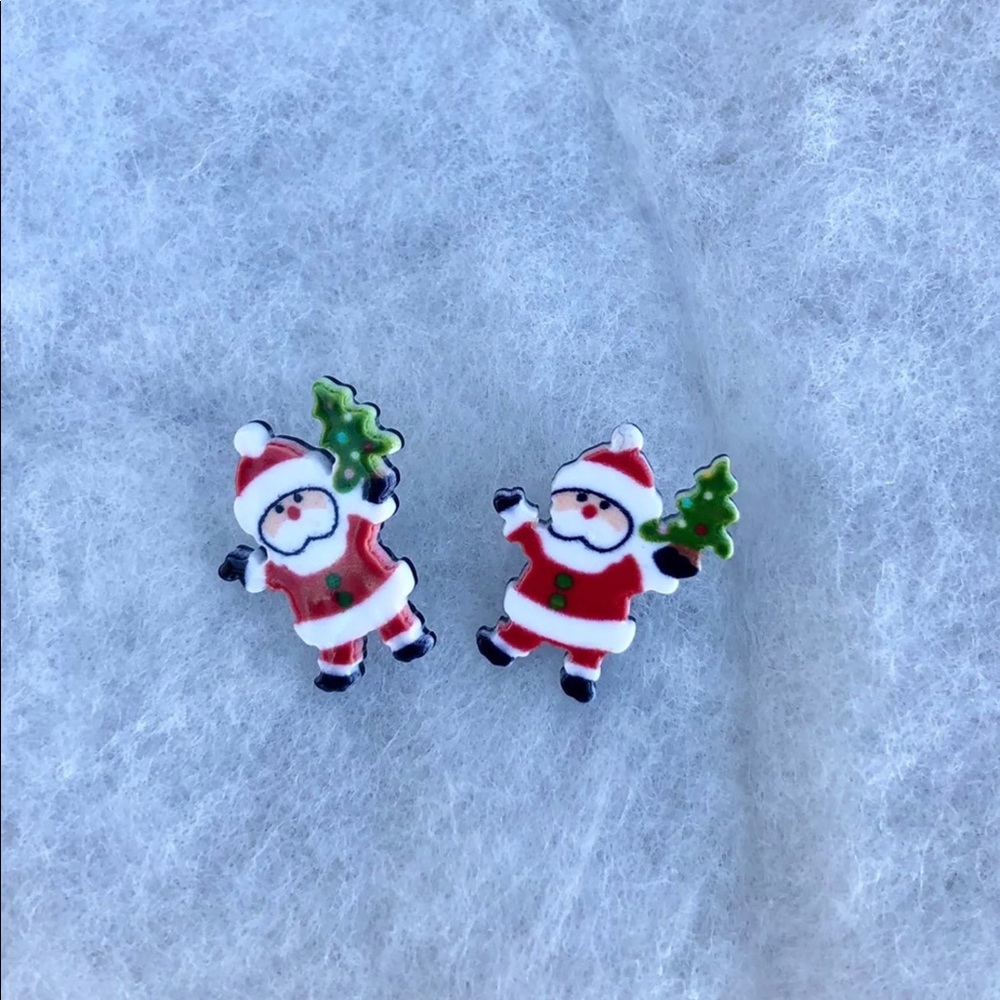Santa Claus Stud Earrings